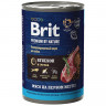 Brit Premium by Nature Кусочки с ягненком и гречкой для собак с чувствительным пищеварением 410 гр