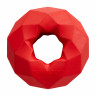 Playology жевательное кольцо-многогранник CHANNEL CHEW RING для собак средних и крупных пород с ароматом говядины, цвет красный