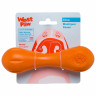 West Paw Zogoflex игрушка для собак гантеля Hurley оранжевая
