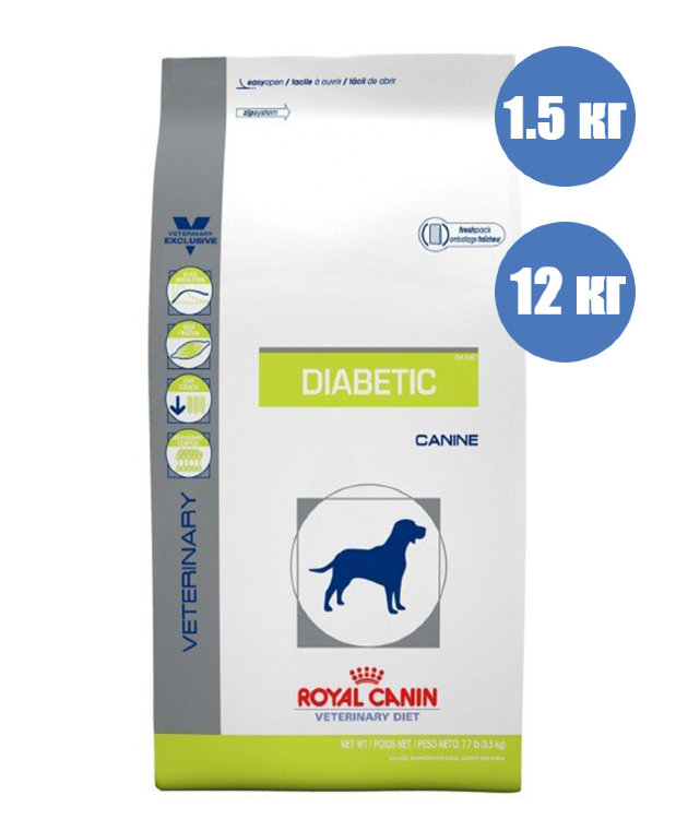 Royal Canin Diabetic Диета при сахарном диабете у собак