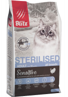Blitz Sterilised Корм для стерилизованных котов и кошек