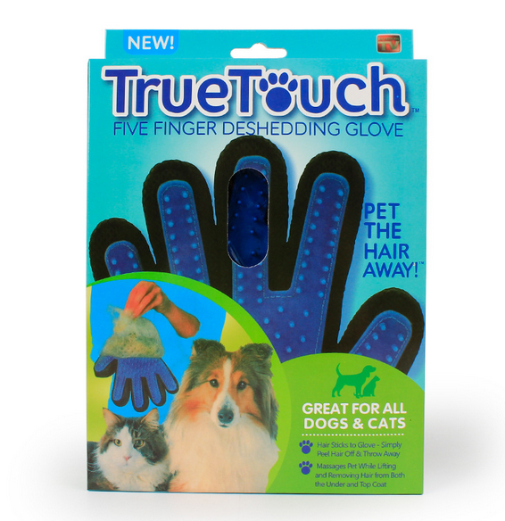 True Touch Перчатка для вычесывания шерсти