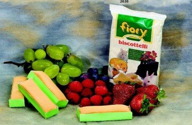 FIORY бисквиты для грызунов Biscottelli с ягодами 30 г