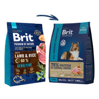 Brit Premium Dog  Sensitive с ягненком и индейкой для взрослых собак всех пород с чувствительным пищеварением