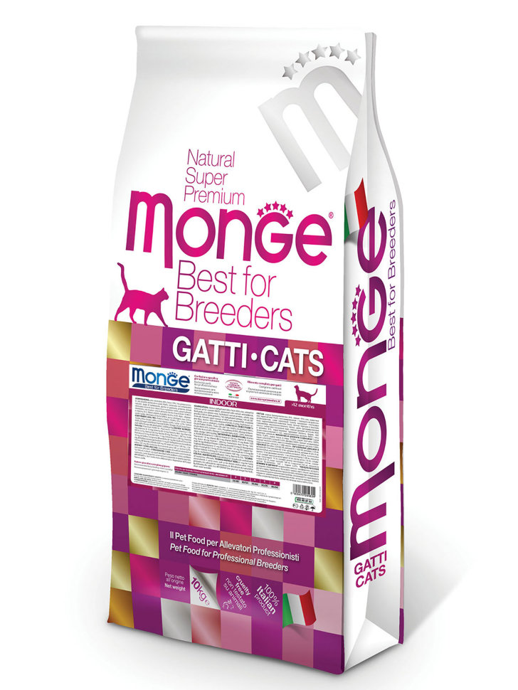 Monge Cat Indoor корм для домашних кошек 