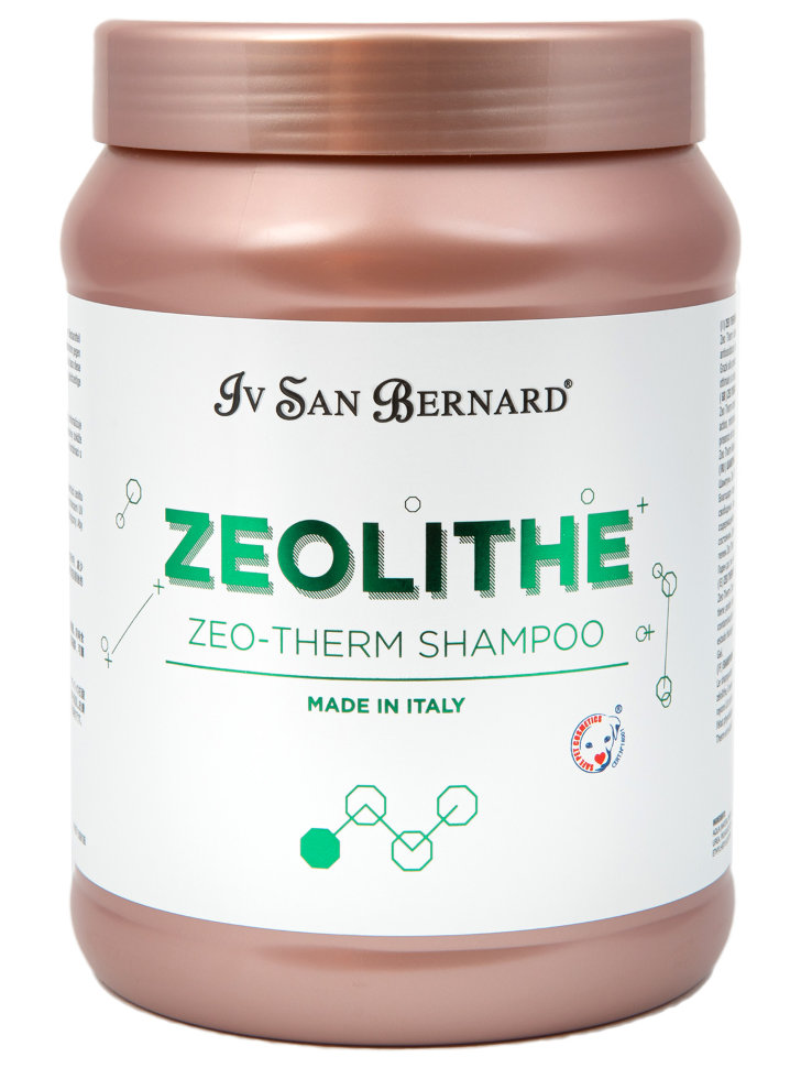 Iv San Bernard Zeolithe Шампунь для поврежденной кожи и шерсти Zeo Therm Shampoo без лаурилсульфата натрия 1 л