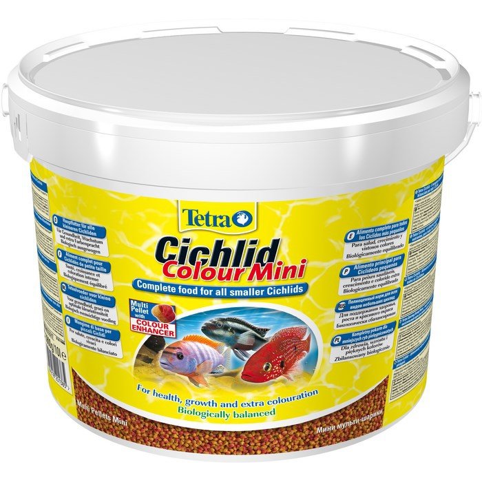 TetraCichlid Colour Mini корм для всех видов небольших цихлид для улучшения окраса 