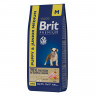 Brit Premium Dog Junior Medium с курицей для молодых собак (1-12 месяцев) средних пород (10-25 кг)