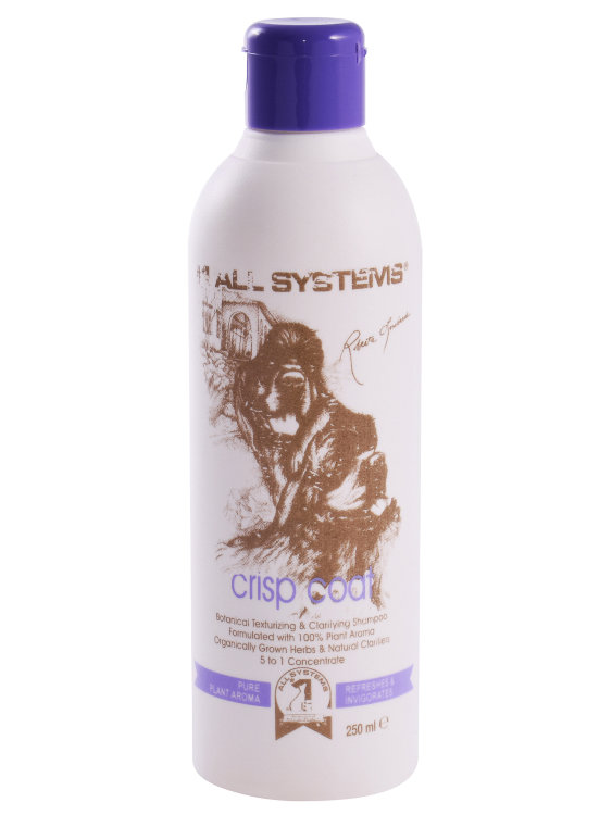 1 All Systems Crisp coat Shampoo шампунь для жесткой шерсти 250мл