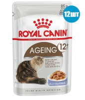 Royal Canin Ageing +12 Эйджинг Кусочки в желе для кошек старше 12 лет 85 гр 