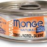 Monge Cat Natural консервы для кошек тунец с лососем 80 г
