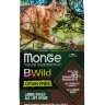 Monge BWild Cat GRAIN FREE беззерновой корм из мяса буйвола для крупных кошек всех возрастов