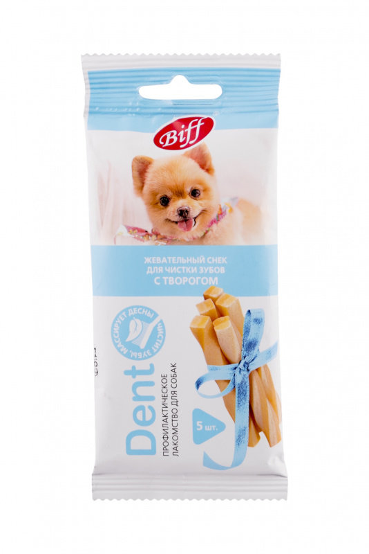 Titbit Dent Жевательный снек для чистки зубов со вкусом с творогом для собак мини пород