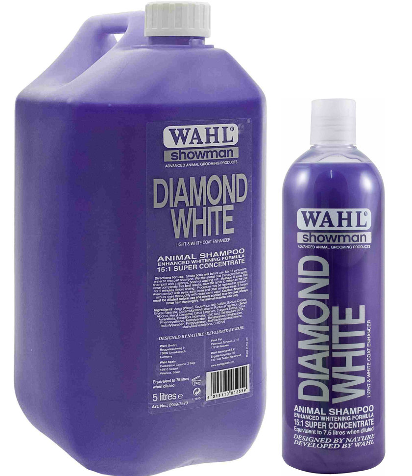 Moser Wahl Diamond White концентрированный шампунь для животных светлых окрасов 