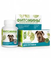 Фитомины для укрепления и восстановления суставов для собак 100 таб