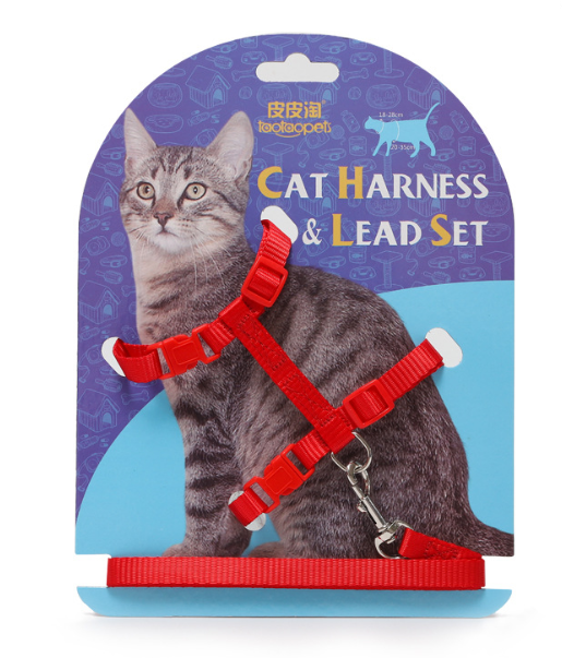 Hoopet шлейка для кошек на картонке 1х120см