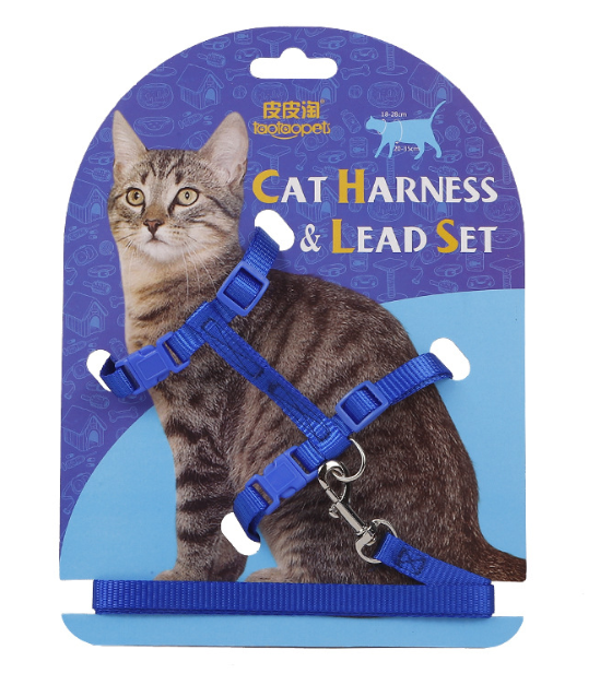 Hoopet шлейка для кошек на картонке 1х120см