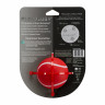 Playology жевательный мяч SQUEAKY CHEW BALL 6 см для собак мелких и средних пород с пищалкой и с ароматом говядины, цвет красный