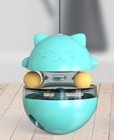 Fortune Cat Игрушка интерактивная под лакомства с двумя шариками и антенкой 11х11х13см
