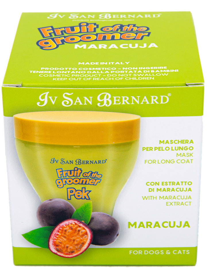 Iv San Bernard Fruit of the Grommer Maracuja Восстанавливающая маска для длинной шерсти с протеинами