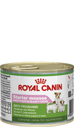 Royal Canin STARTER MOUSSE (СТАРТЕР МУСС) 195г Мусс для щенков до 2 месяцев, беременных и кормящих сук