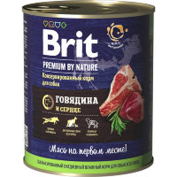 Brit Premium by Nature Говядина с сердцем для собак 850 гр
