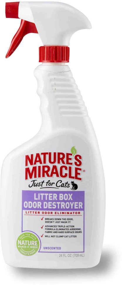 8in1 средство для устранения запаха в кошачьем туалете NM Litter Box Odor Destroyer спрей 710 мл