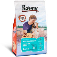 Karmy Hypoallergenic Medium&Maxi Гипоаллергенный для Собак Средних и Крупных Пород с Ягненком