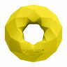 Playology жевательное кольцо-многогранник CHANNEL CHEW RING для собак средних и крупных пород с ароматом курицы, цвет желтый