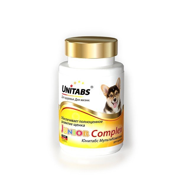 Unitabs Витамины JuniorComplex c Q10 для щенков 100таб 