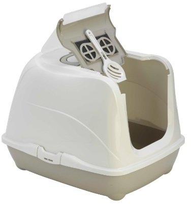 Moderna био-туалет Flip Cat 50x39x37h см с совком, серый