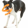 West Paw Zogoflex игрушка для собак Bumi L 25,4 см перетяжка оранжевая