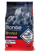 Monge Dog BWild LOW GRAIN Puppy & junior низкозерновой корм из мяса оленя для щенков всех пород