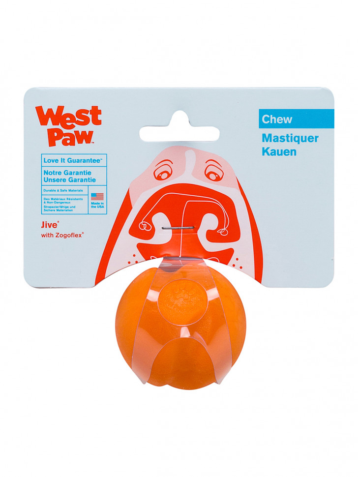 West Paw Zogoflex игрушка для собак мячик Jive