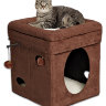 Midwest домик для кошек Currious Cat Cube 38,4х38,4х42h см