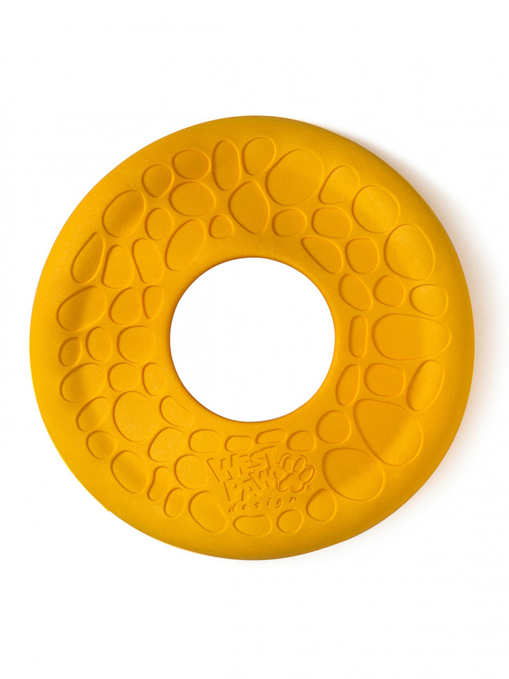 West Paw Zogoflex Air игрушка фрисби для собак Dash диаметр 20 см желтая