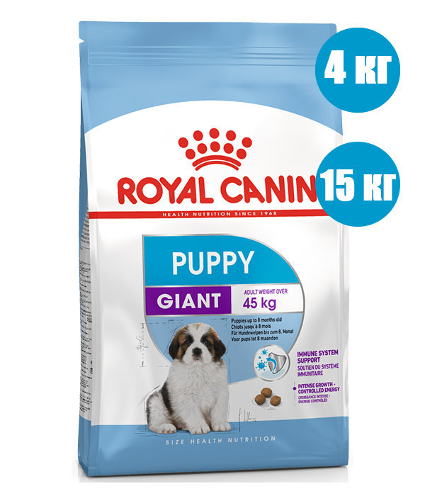 Royal Canin Giant Puppy Корм для щенков гигантских пород до 8 месяцев